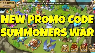 NEW PROMO CODE  SUMMONERS WAR [upl. by Nosidam176]