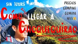 El segundo Machu Picchu CHOQUEQUIRAO PERÚ  CÓMO LLEGAR SIN TOURS [upl. by Ahsinhoj]