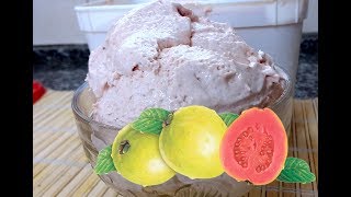 SORVETE DE GOIABA CREMOSO COM A FRUTA FRESQUINHA REPASSE ESSA RECEITA [upl. by Eikcim]