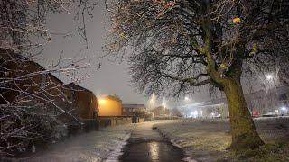 quotWalking in a Quiet Snowy Night  A Short and Relaxing Experiencequot [upl. by Foushee]