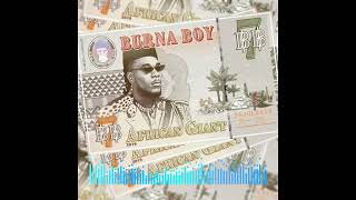 Burna Boy  Gum Body feat Jorja Smith Audio [upl. by Nesyaj]