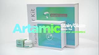 BSM ARTAMIC Stain ampGlaze product video [upl. by Mathia129]