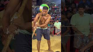 Bhola Pahalwan Swinging Heavy Gada 46 Kg banaras workout mace gada dangal varanasi shorts [upl. by Adaner736]