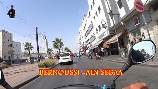 Tour a Casablanca Bernoussi Ain sebaa جولة بدراجتي البرنوصي عين السبع [upl. by Thrasher]