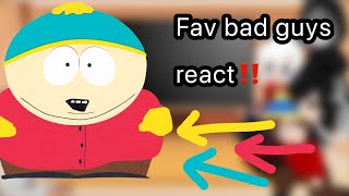 My favorite bad guys react‼️South park [upl. by Demeter]