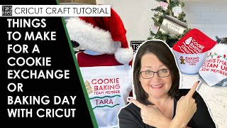 ✂️ 🎄 Things to make for Christmas Cookie Baking with Cricut [upl. by Casilde]