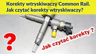 Korekty wtryskiwaczy Common Rail Jak czytać korekty wtryskiwaczy [upl. by Araldo]