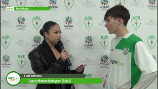 Flash Interview Duarte Mimoso  Juvenis [upl. by Fabiola]