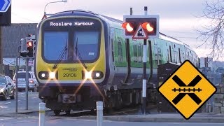 Railway Crossing  Wexford Town Ireland [upl. by Chiang912]