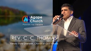 Rev C C Thomas  Kerala State Overseer Church of God in India Aug132017 [upl. by Gav176]