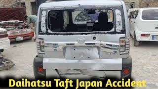 Daihatsu Taft Rear Japan accident Repairing in Pakistan [upl. by Pessa]