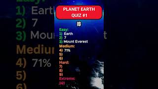 How Well Do You Know Planet Earth Take the Quiz amp Find Out brainteasers facts quiz triviaquiz [upl. by Nellda]