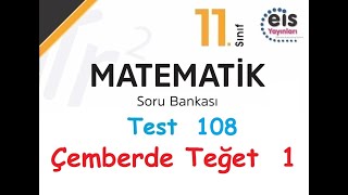 Eis Yayınları 11Sınıf Matematik Soru Bankası Test 108 [upl. by Zohar]