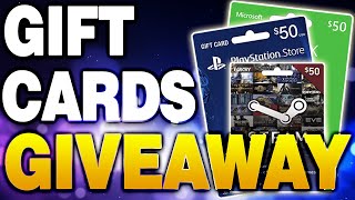 PSN  XBOX  STEAM CARD GIVEAWAY  FREE XBOX GIFT CARD CODES LIVE [upl. by Talbert651]