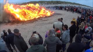 Dänemark im Juni 2017 Vejers Strand Sonnenwende der SanktHansAften [upl. by Ellivro608]