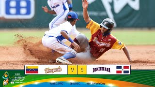 Highlights 🇻🇪 Venezuela vs Dominican Republic 🇩🇴 WBSC U12 Baseball World Cup  Super Round [upl. by Aenea]