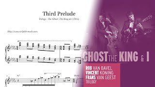 Rob van Bavel  Third Prelude  🎼 sheet music transcription [upl. by Delia]