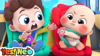 Lets Buckle Up  Safety Rules In The Car  Newborn Baby  Nursery Rhymes amp Kids Songs  Yes Neo [upl. by Py336]