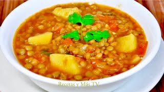 Sopa de Lentejas Nutritiva y Deliciosa [upl. by Odiug]