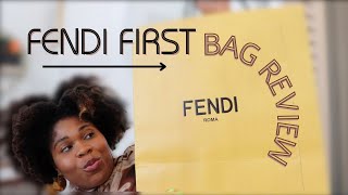 FENDI FIRST  Bag Review and Whats in My Bag [upl. by Alansen986]