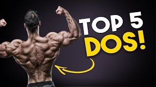 Musculation du Dos  Top 5 des Exercices [upl. by Yanat843]