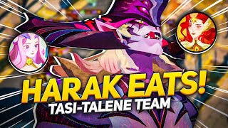 Harak Eats Up Talene and Tasi Teams【AFK Journey】 [upl. by Ynnod]