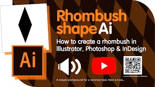 rhombus shape Illustrator AI [upl. by Aivonas422]