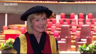 Class of 2023 Newman University Graduation and Julie Etchingham Pro Chancellor on ITV News Central [upl. by Lacy]