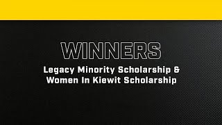 Kiewit Scholarship Winners [upl. by Pizor281]