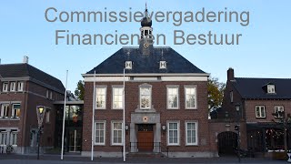 2024 03 26 Commissie Financiën en Bestuur [upl. by Ellertal]