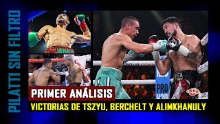 Ganaron los favoritos Tim Tszyu Alimkhanuly y Miguel Berchelt ¿Qué peleas vimos [upl. by Nwahsek235]