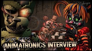 SFMFNAFFFPS  Animatronics Interviews amp Dialogue Remake Test [upl. by Nosaj]