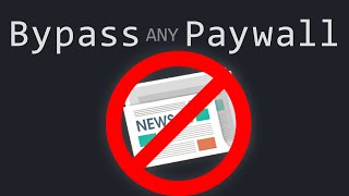 1 Minute Cool Tool Friday How to Bypass ANY Paywall [upl. by Lucine368]