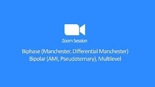 Manchester Differential Manchester AMI Pseudoternary Multilevel  Zoom Session 05 Bangla [upl. by Odlabu641]