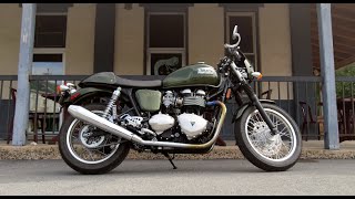 Triumph Thruxton Review at RevZillacom [upl. by Boesch492]