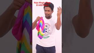 hanky Magic Trick Magician Naju naju magic magician hanky magicshot shorttrick jadu illusion [upl. by Ennairam412]