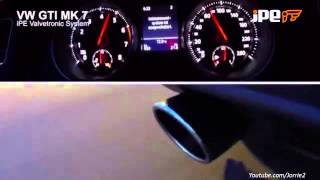 Volkswagen Golf Mk7 GTI w iPE Innotech Performance Exhaust  Lovely Sounds [upl. by Onaireves]