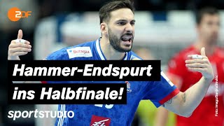 Dänemark – Frankreich Highlights  HandballEM 2022  sportstudio [upl. by Anawait833]