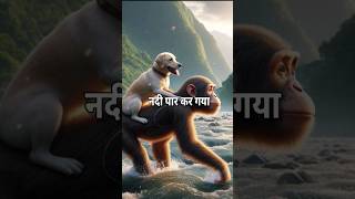 Monkey dog motivational story  🐒🔥🔥 shorts education story motivation [upl. by Bohner]