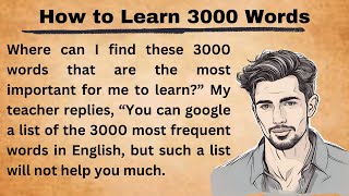 How to Learn 3000 Words  Boost Your English  Graded Reader  Learn English Through Listening [upl. by Rednijar483]