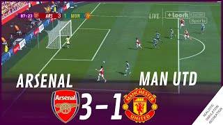 ARSENAL vs MANCHESTER UNITED 31 MATCH HIGHLIGHTS • Video Game Simulation amp Recreation [upl. by Herwig]