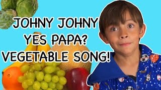 Johny Johny Yes Papa Vegetables Song  Songs about healthy eating and vegetables  Baby Songs [upl. by Deedee]