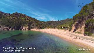 Cala Giverola beach Tossa de Mar By Clubvillamar [upl. by Inoj288]