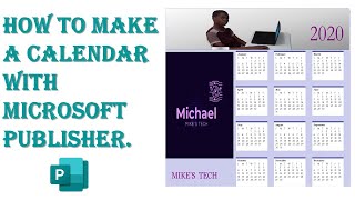 How to create a calendar with Microsoft publisher [upl. by Dorrahs]