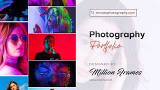 Photography Portfolio for After Effects  Free Templates [upl. by Ahsemit]