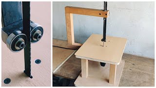 How To Make Jigsaw Table With Hacksaw Blade  DIY Jigsaw Table [upl. by Nixie892]