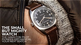 The Small But Mighty Watch  The Hamilton Pilot Pioneer Mechanical Review by WatchGecko [upl. by Morgen]