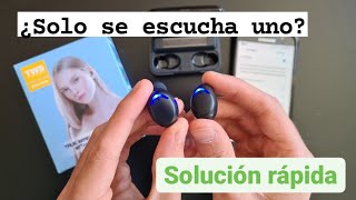 🔇 Auriculares F9 vinculación correcta y rápida solo se escucha uno [upl. by Obnukotalo557]