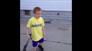 Kid gets hit with a basketball [upl. by Enyaw]