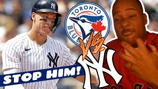 SOMEONE STOP THIS DUDE  BLUE JAYS VS YANKEES GAME 2 HIGHLIGHTS FAN REACTION JUDGE HOMERS AGAIN [upl. by Randene]